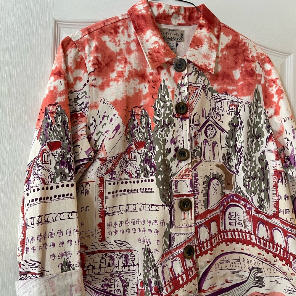 Lifestyle button jacket XL